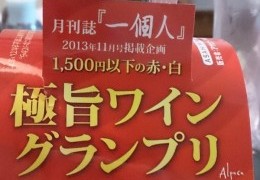 月刊誌「一個人」 2013年11月号の掲載の赤「アルパカ」