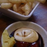 旬のオクラはマヨネーズ