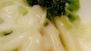 親父二人でお好み焼き