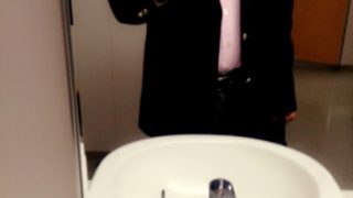 親父二人でお抹茶シャカシャカ