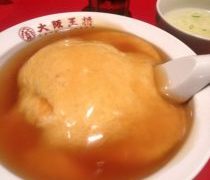 ふんわり天津飯と卵の燻製