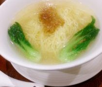 美味しいスープは半分まで！