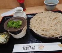 ざるそばとゴマの相性なかなかいいです!