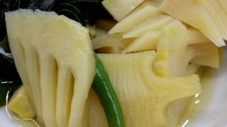 タケノコは、高血圧気味でお腹ポッコリ親父にはありがたい