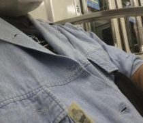 ボクちゃんマークのダボシャツ