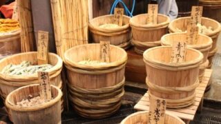 実家で食べる漬物は旨かった