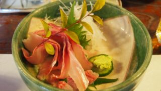 老舗料理にご満足